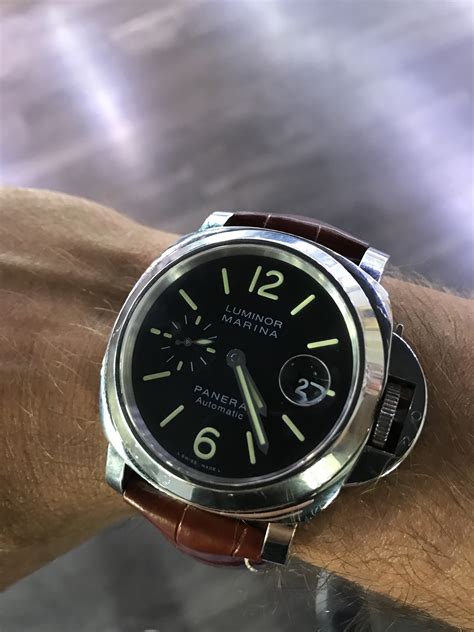 panerai pam 104 watch review|Panerai luminor marina automatic pam104.